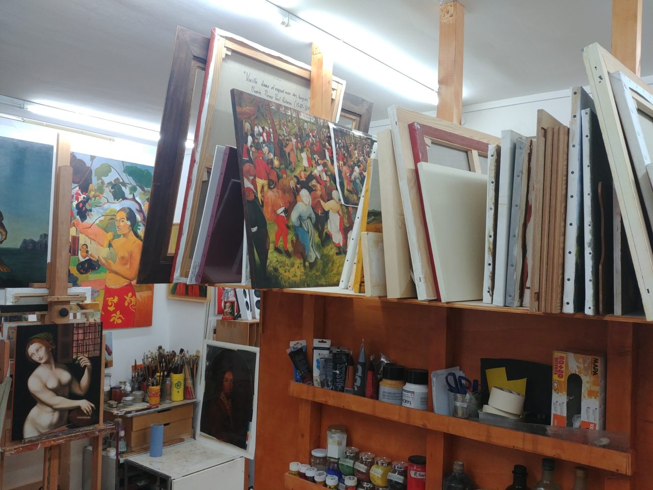 Oil Painting Classes in Paris. Traditonal oil painting techniques