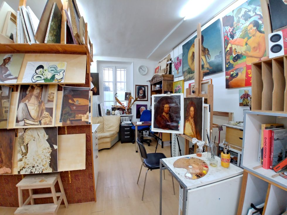 Oil Painting Classes in Paris. Traditonal oil painting techniques